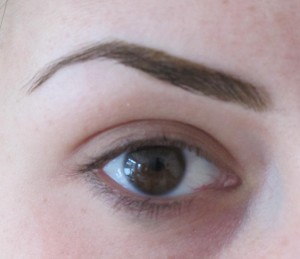brow filled in using Universal Light