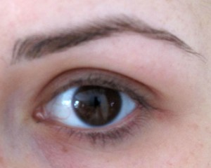 brow not filled in