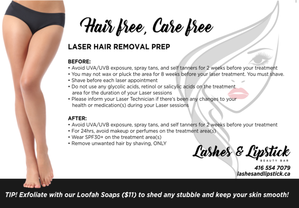 Lashes & Lipstick Beauty Bar - Laser Hair Removal AftercareLashes & Lipstick Beauty Bar Lashes & Lipstick Beauty Bar - Laser Hair Removal AftercareLashes & Lipstick Beauty Bar